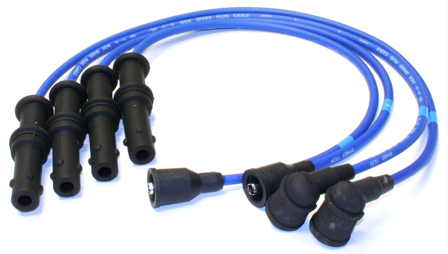 NGK Spark Plugs RCFE39 NGK Resistor Spark Plug Wire Sets Summit Racing