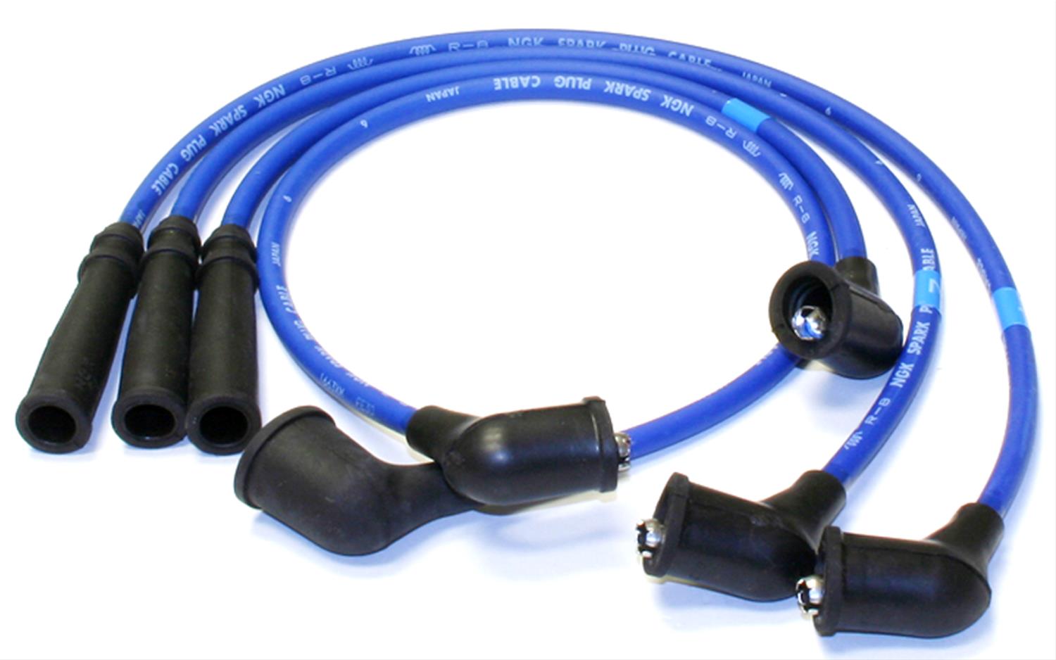 NGK Spark Plugs RCFE30 NGK Resistor Spark Plug Wire Sets Summit Racing