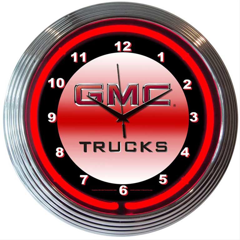 Summit Gifts 8GMCXX GMC Trucks Neon Clock Summit Racing