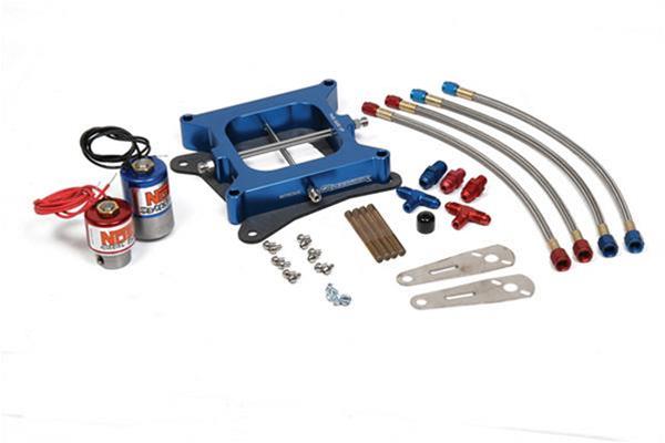 NOS Crosshair Professional Nitrous Oxide Kits 02154NOS System, Single Stage Plate Holley Dominator Flange, No Bottle, Kit thumbnail 2