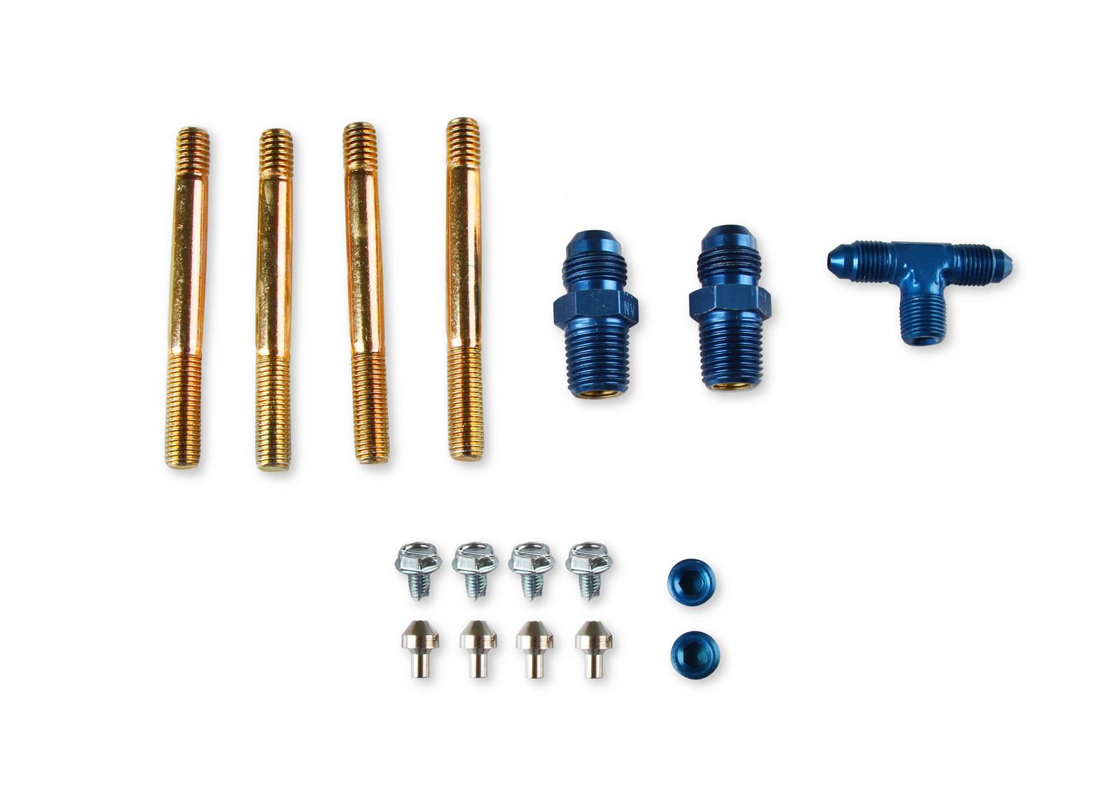 NOS CrossHair Nitrous Oxide Plates 02157NOS Plate, Crosshair, Aluminum, Blue, Dry, Dominator Flange, Kit thumbnail 5