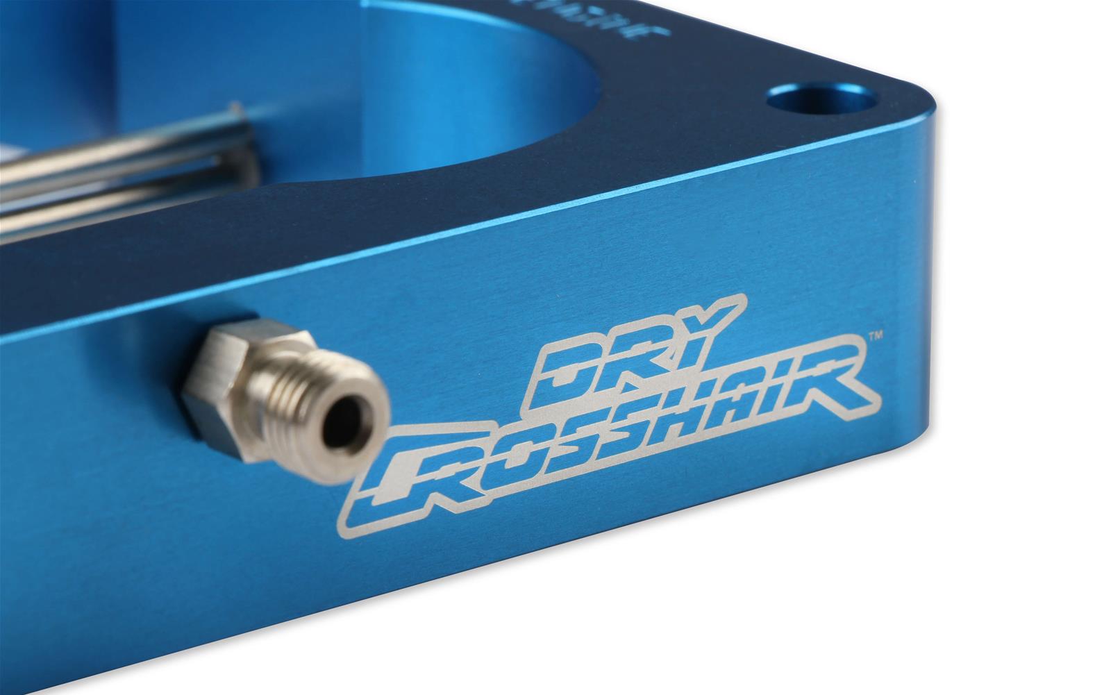 NOS CrossHair Nitrous Oxide Plates 02157NOS Plate, Crosshair, Aluminum, Blue, Dry, Dominator Flange, Kit thumbnail 9