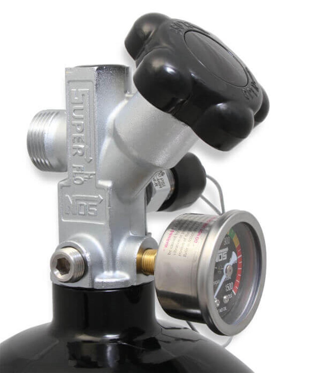 NOS Supercharger Nitrous Oxide Systems 02520BNOS System, Wet Style, Gasoline, 250 HP Increase, 10 lb. Bottle, Aluminum, Black Aluminum Plate, Kit thumbnail 6