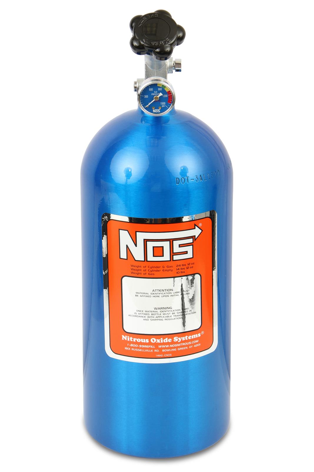 NOS Powershot Nitrous Oxide Systems 05001NOS System, Powershot, Wet, 125 hp, 10 lb. Bottle, Blue, Square Bore, 4-Barrel, Kit thumbnail 9