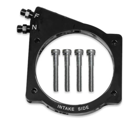 NOS GM EFI Wet Nitrous Plate Systems 05162BNOS Oxide System, EFI, Wet, Cable Throttle Body,102/105mm, 10 lb. Bottle, LS Engines, Black, Kit