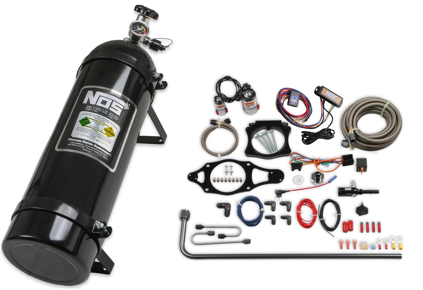 Nitrous Oxide Systems (NOS) 05166BNOS NOS GM EFI Wet Nitrous Plate