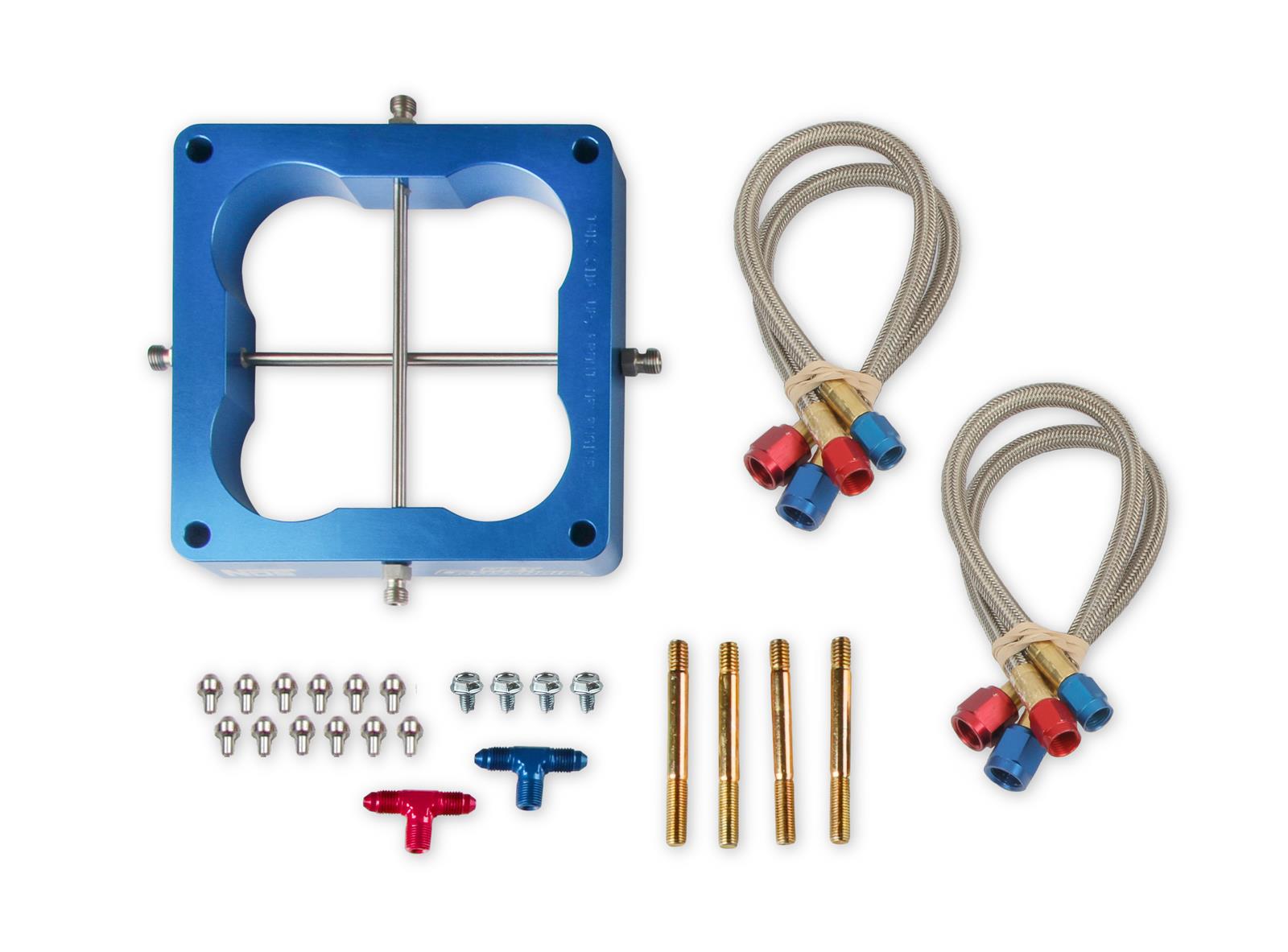 NOS CrossHair Nitrous Oxide Plates 12666NOS Plate, Style, Aluminum, Dominator Flange, 1.250 in. Thick, Kit