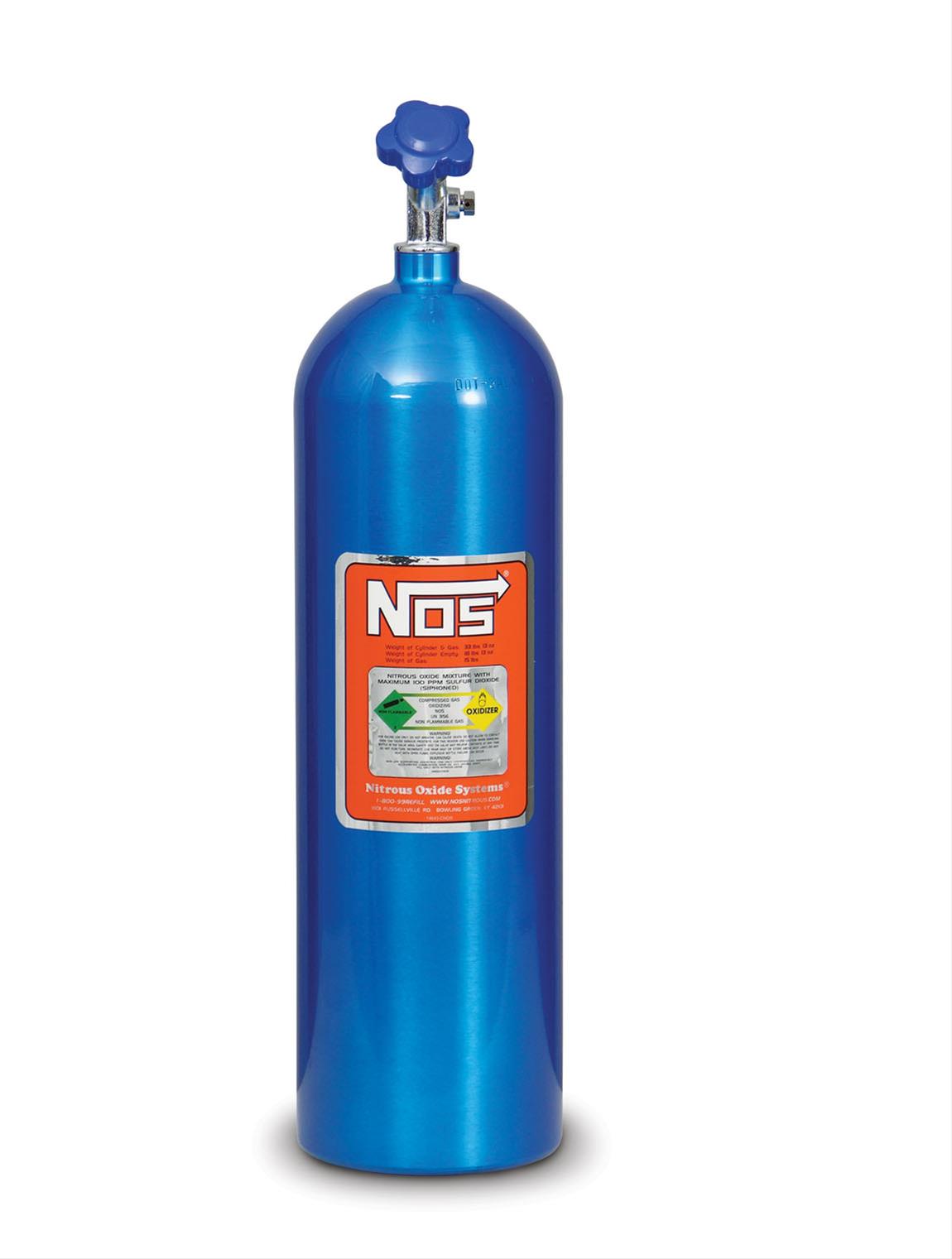 Nitrous Oxide Systems (NOS) 14750NOS NOS Nitrous Bottles Summit Racing