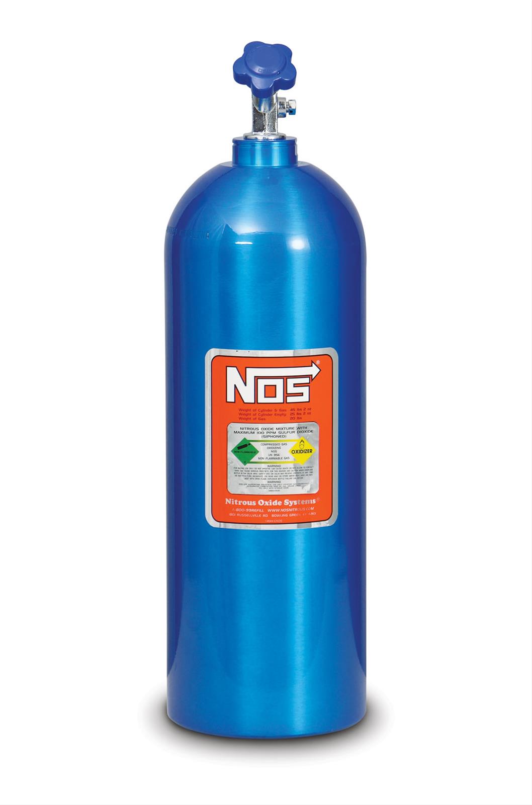 Nitrous Oxide Systems (NOS) 14760NOS NOS Nitrous Bottles Summit Racing