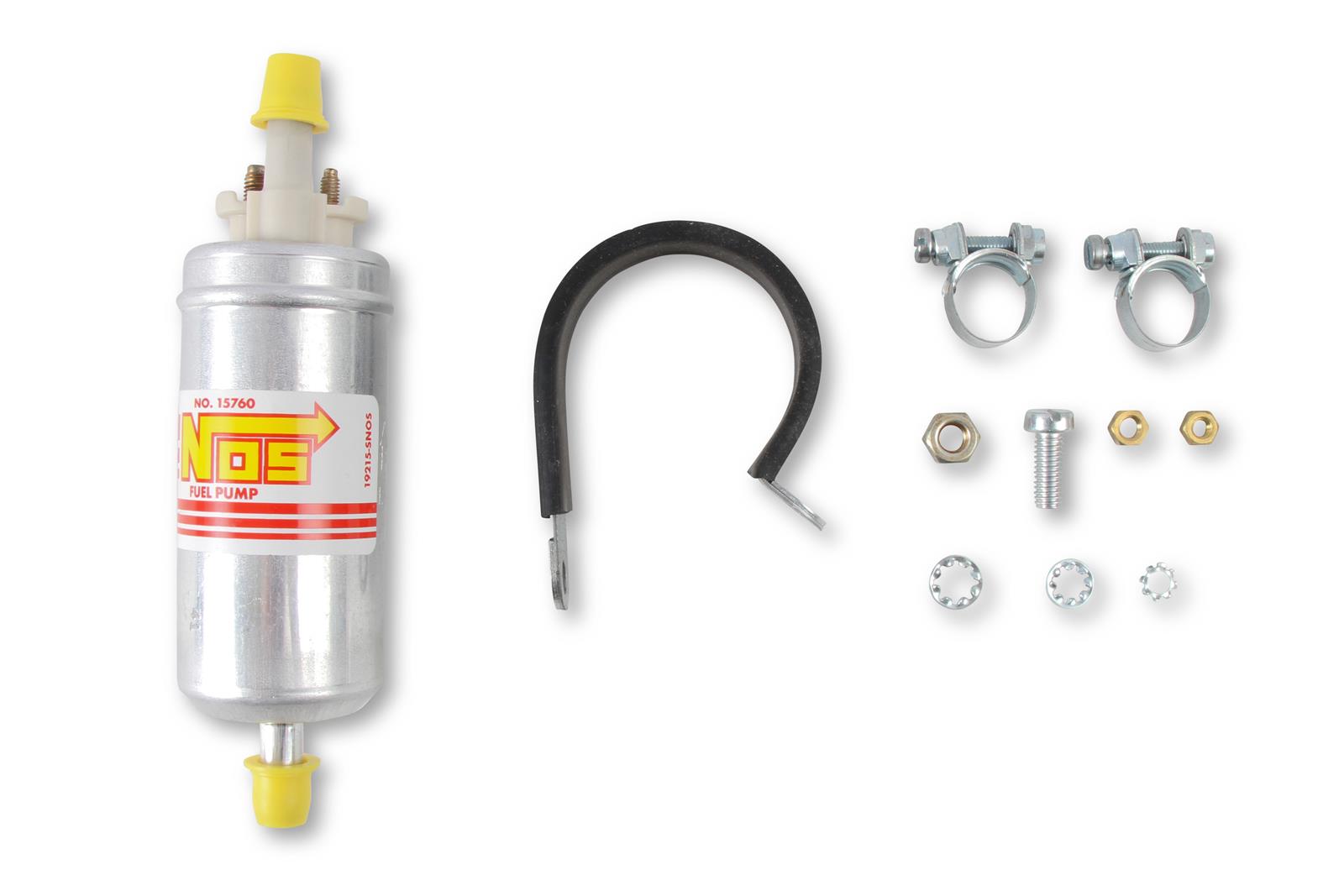 NOS Low-Pressure Fuel Pumps 15760NOS Pump, Electric, High-Flowing, Low-Pressure, External, Universal, Each