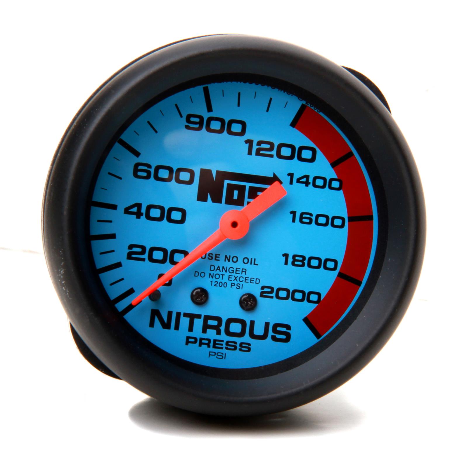 Nitrous pressure shop gauge