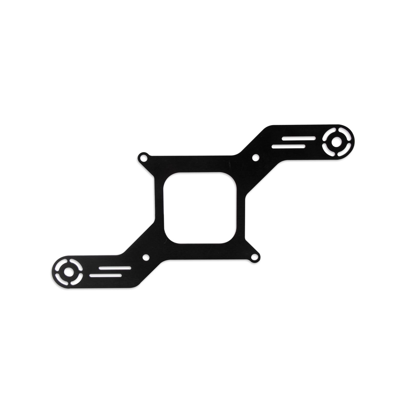 NOS Bottom Mount Solenoid Brackets 16527NOS Mounting Bracket, Nitrous or Fuel Solenoid, 4150 Flange Mount, Dual Solenoid, Aluminum, Black Anodized, Each thumbnail 2