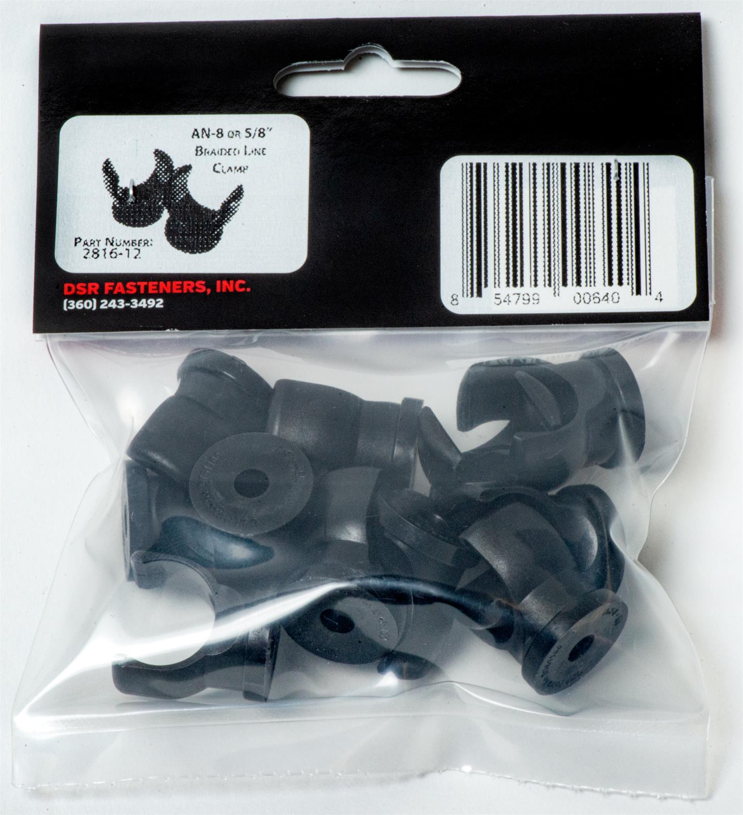 NotcHead 2816-12 NotcHead Braided Line Clamps | Summit Racing