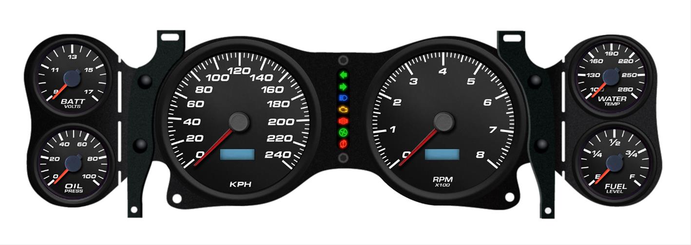 NVU Inc 0267001M New Vintage USA 197078 Camaro Gauge Packages