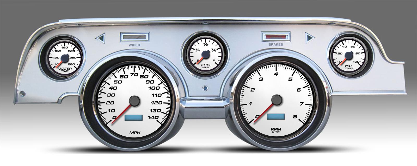 NVU Inc 0272703 New Vintage USA 196768 Mustang Gauge Packages