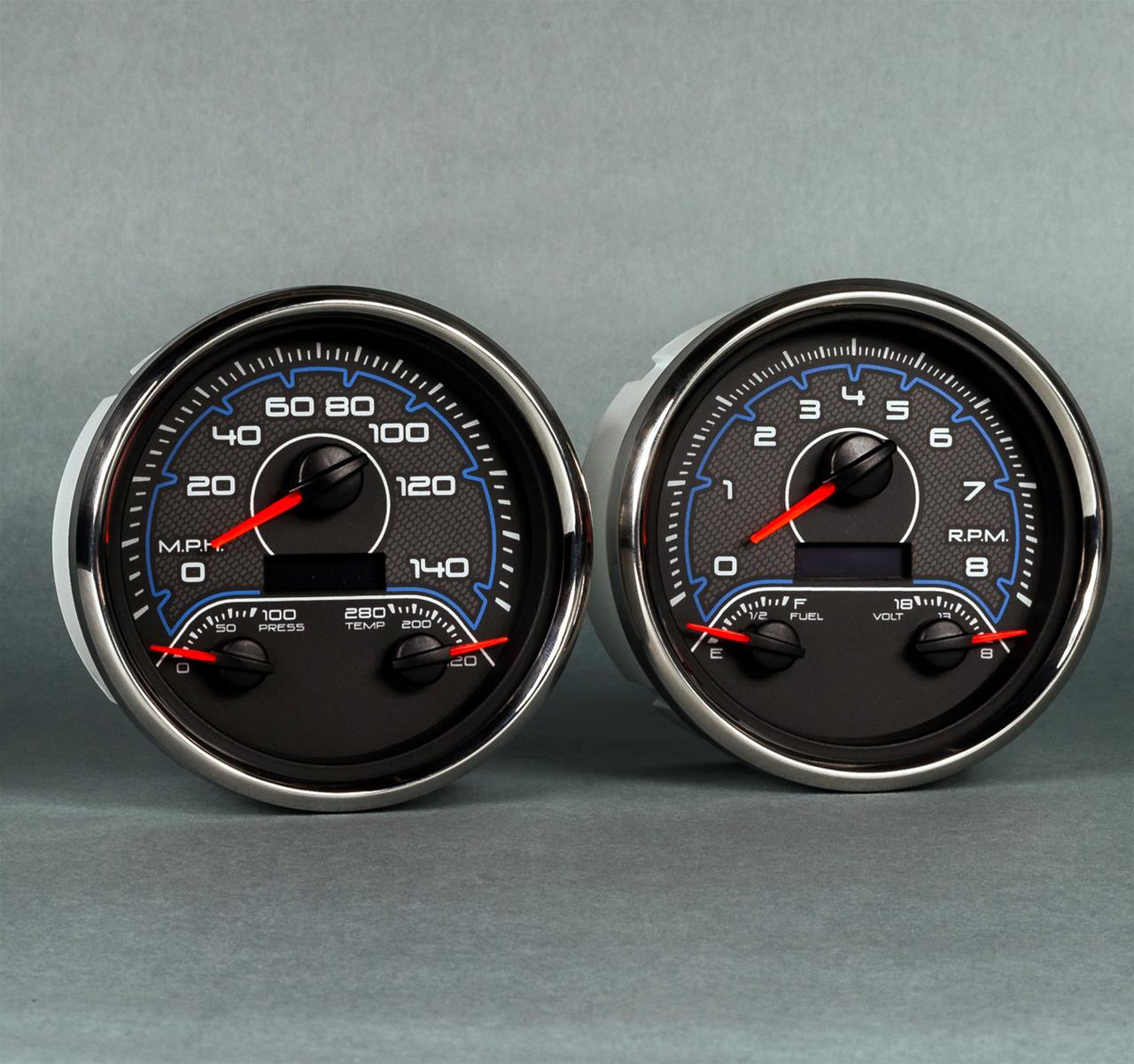 NVU Inc 20257-01 New Vintage USA CFR Series Gauge Kits | Summit Racing