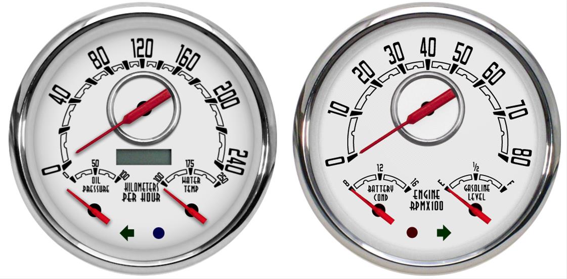 NVU Inc 4737203M New Vintage USA 194753 GM Truck Gauge Packages