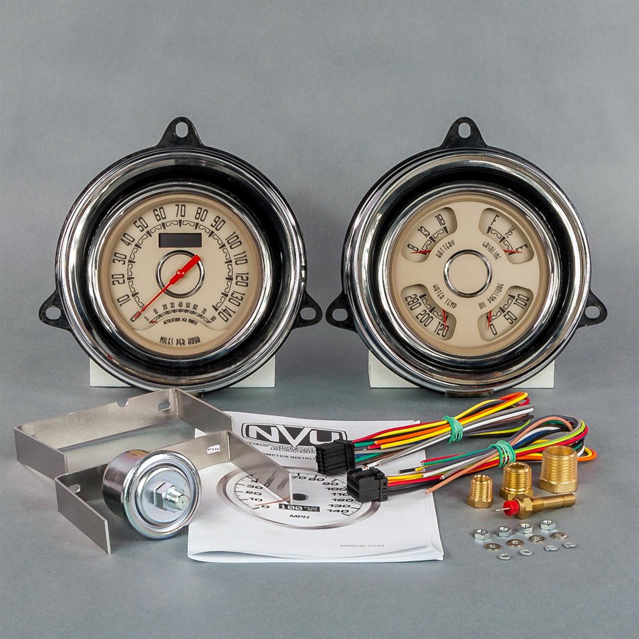 NVU Inc 54373-02 New Vintage USA 1954 Chevrolet Truck Gauge