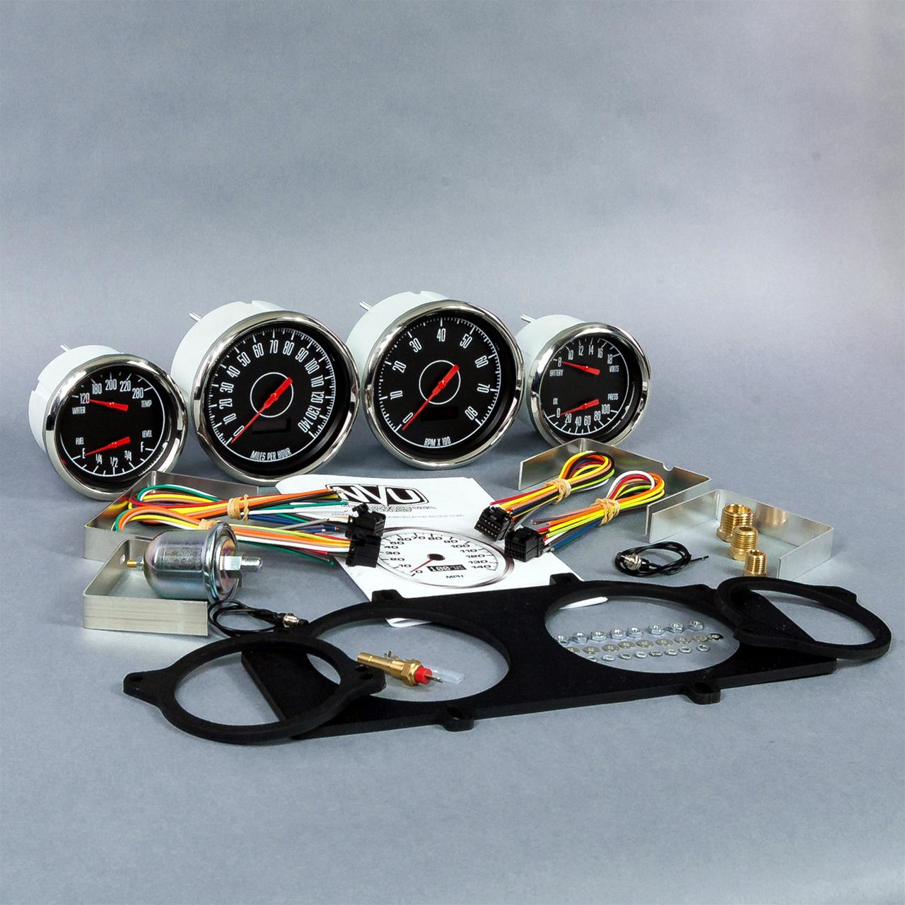 Nvu Inc 67408 01 New Vintage Usa 1969 70 Mustang Gauge Packages Summit Racing