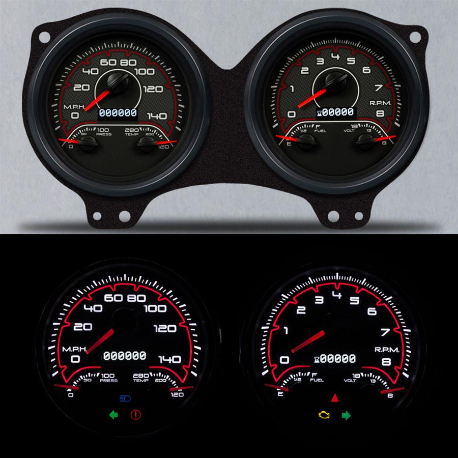 NVU Inc 69691-06 New Vintage USA 1969 Firebird Gauge Packages