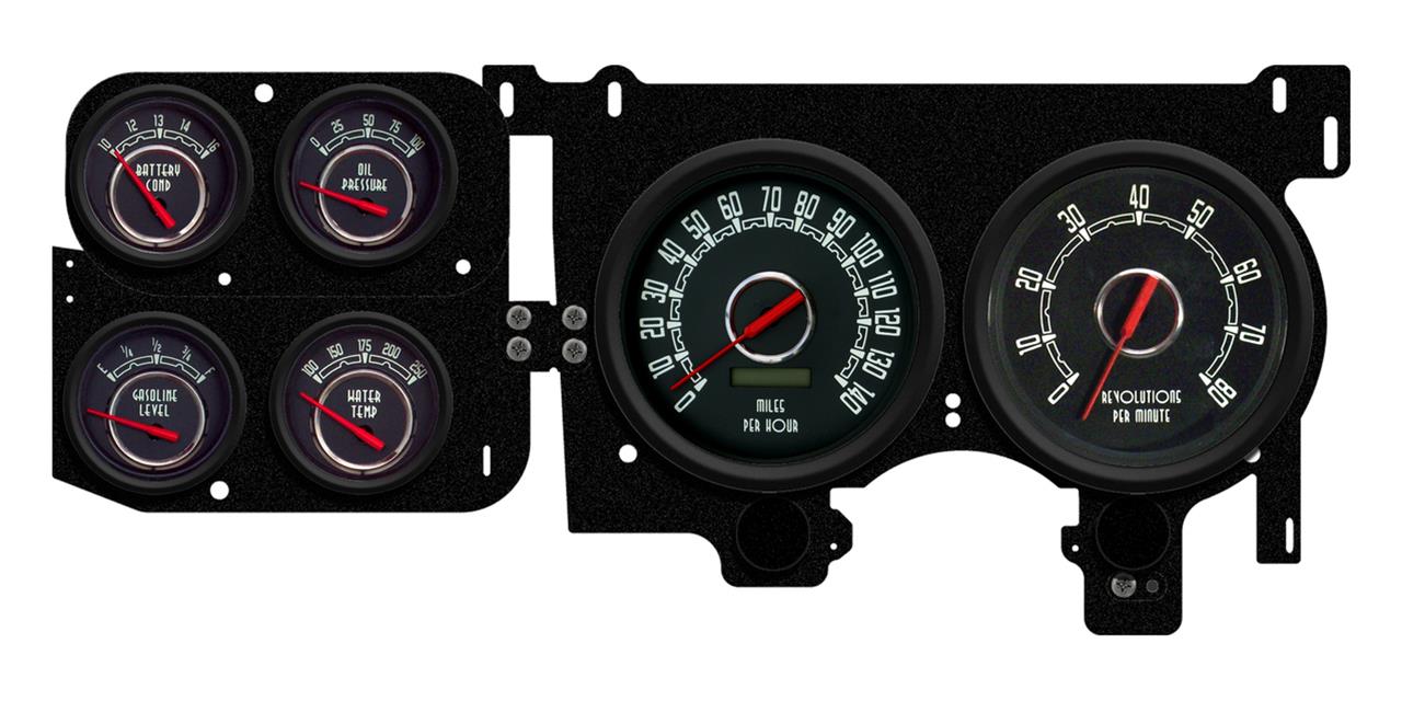 NVU Inc 7337601 New Vintage USA 197387 GM Truck Gauge Packages