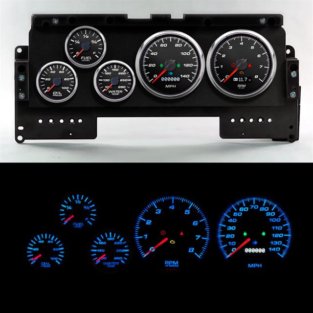 NVU Inc 92201-01 New Vintage USA 1992-96 Ford Truck Gauge Packages ...