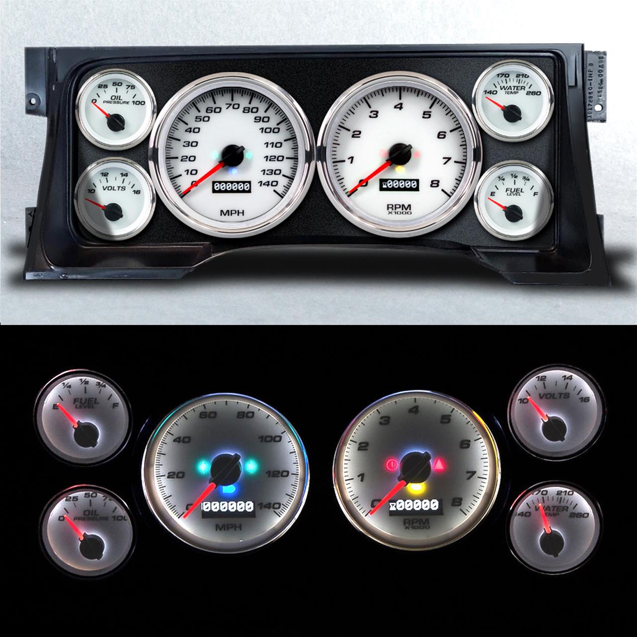 NVU Inc 95101-03 New Vintage USA 1995-98 GM Truck Gauge Packages ...