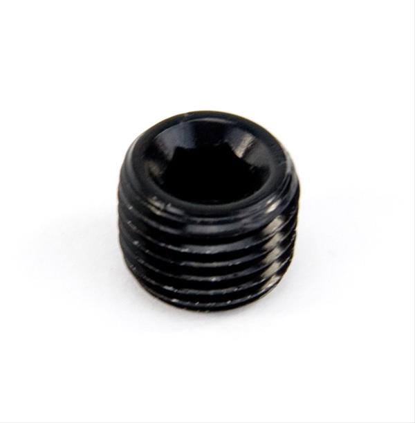 Nitrous Outlet Plug Fittings 00-01003 1/4 NPT Hex ( Black)