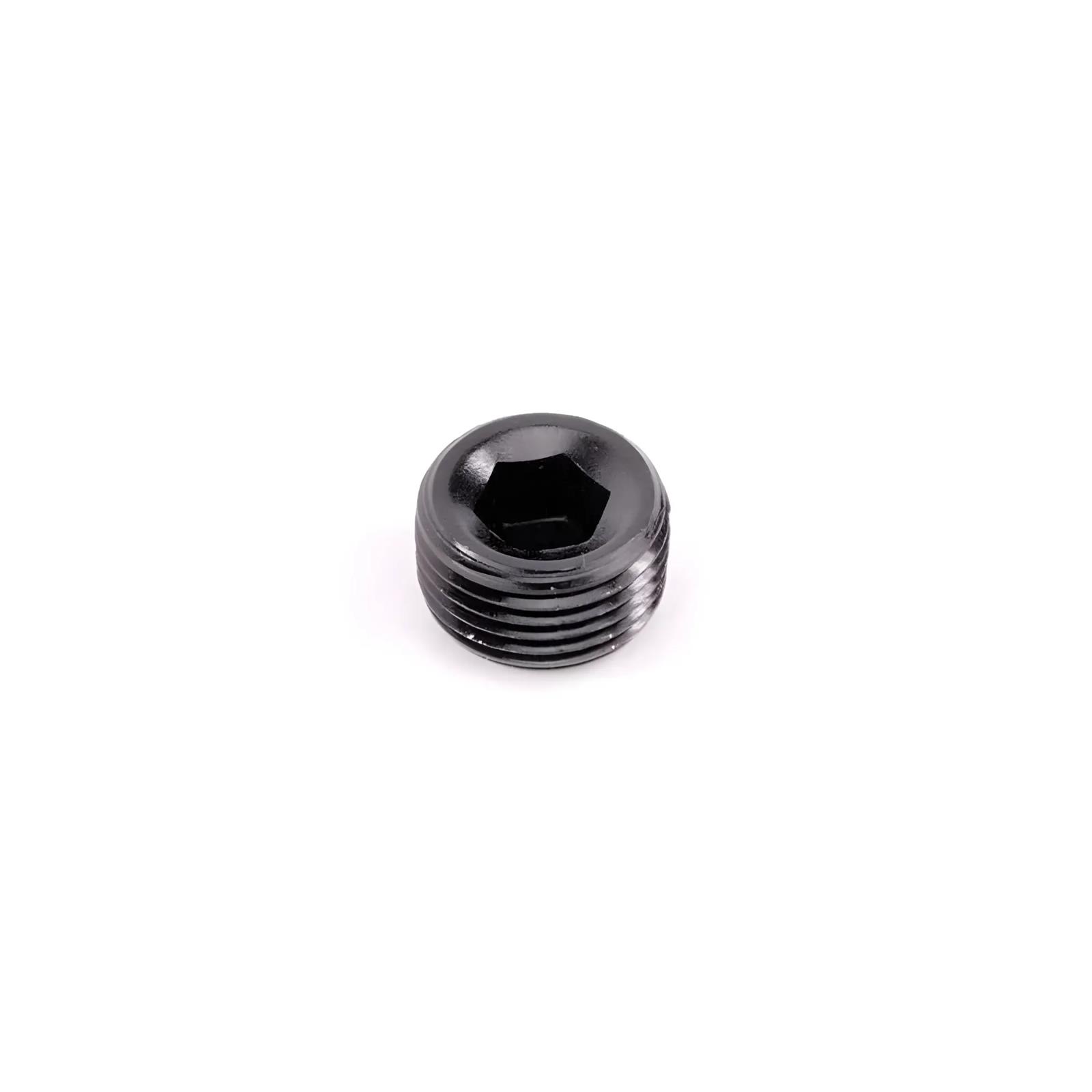 Nitrous Outlet Plug Fittings 00-01004 3/8 NPT Pipe (Black)