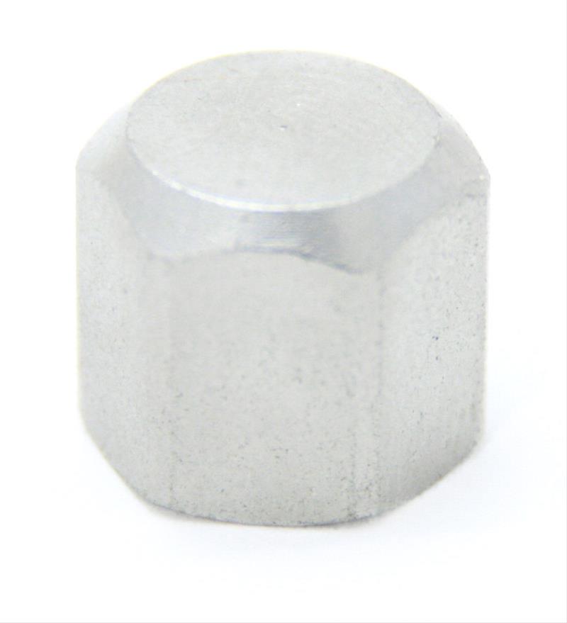 Nitrous Outlet AN Cap Fittings 00-01051-B Fitting, Aluminum, Natural, -4 Female Threads, Each