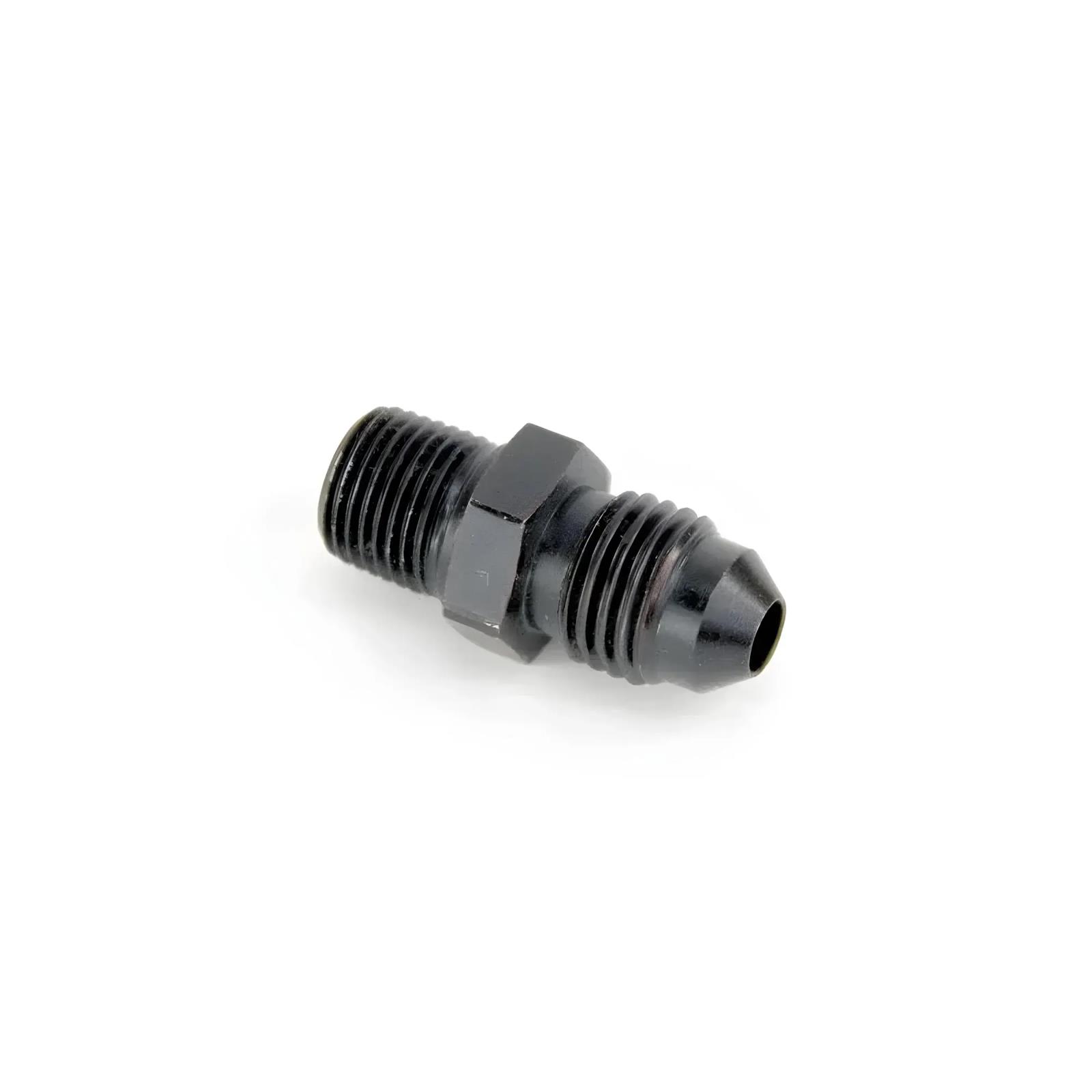 Nitrous Outlet AN to NPT Adapter Fittings 00-01152-F Fitting, Adapter, NPT, Straight, Aluminum, Black Anodized, -4 AN, 1/8 in. NPT, Each