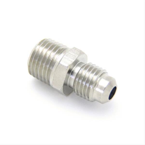 Nitrous Outlet AN to NPT Adapter Fittings 00-01155-B Fitting, Adapter, NPT, Straight, Aluminum, Nickel Plated, -4 AN, 1/4 in. NPT, Each thumbnail 2