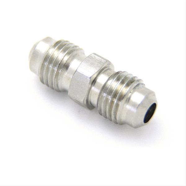 Nitrous Outlet Couplers 00-01601-B Fitting, Coupler, Union, AN to AN, Straight, Aluminum, Nickel Plated, -4 AN, -4 AN, Each thumbnail 2