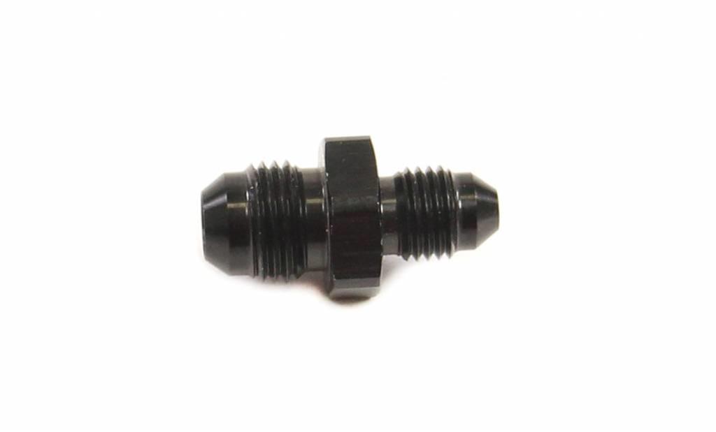 Nitrous Outlet AN Fittings 00-01605 Universal Fittings, 6AN x 4AN Union Reducer Fitting - Male/Male (BLACK) thumbnail 2