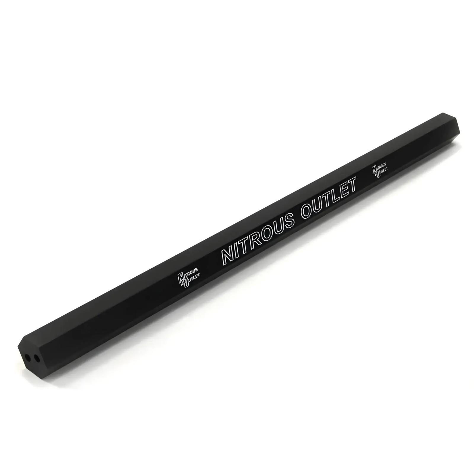 Nitrous Outlet Fuel Rails 00-01765 Single Injection Rail ( Anodized black and laser Marked)