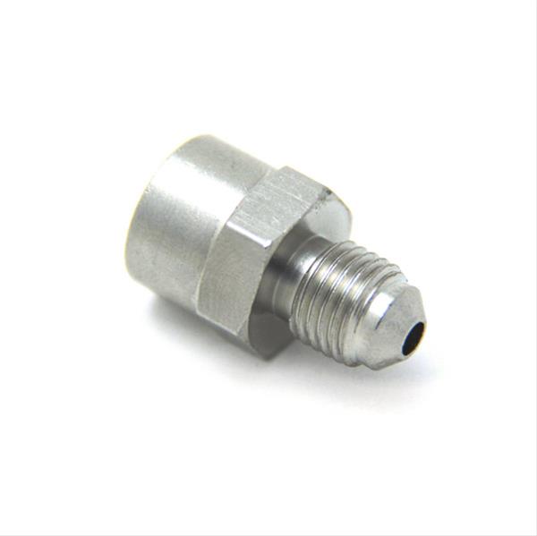 Nitrous Outlet AN to NPT Adapter Fittings 00-01903-B Fitting, Adapter, NPT, Straight, Aluminum, Nickel Plated, -3 AN, 1/8 in. NPT, Each thumbnail 2
