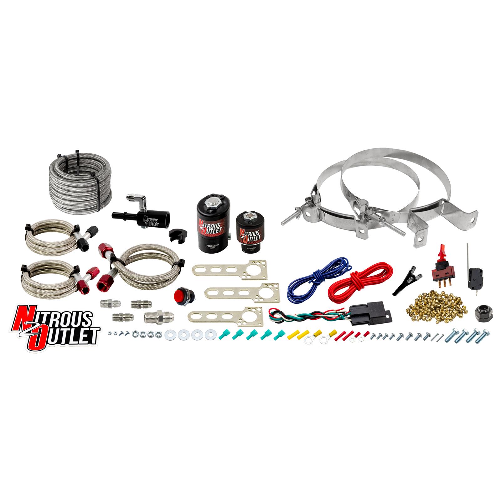 Nitrous Outlet 001001615 Nitrous Outlet EFI Single Nozzle Systems Summit Racing