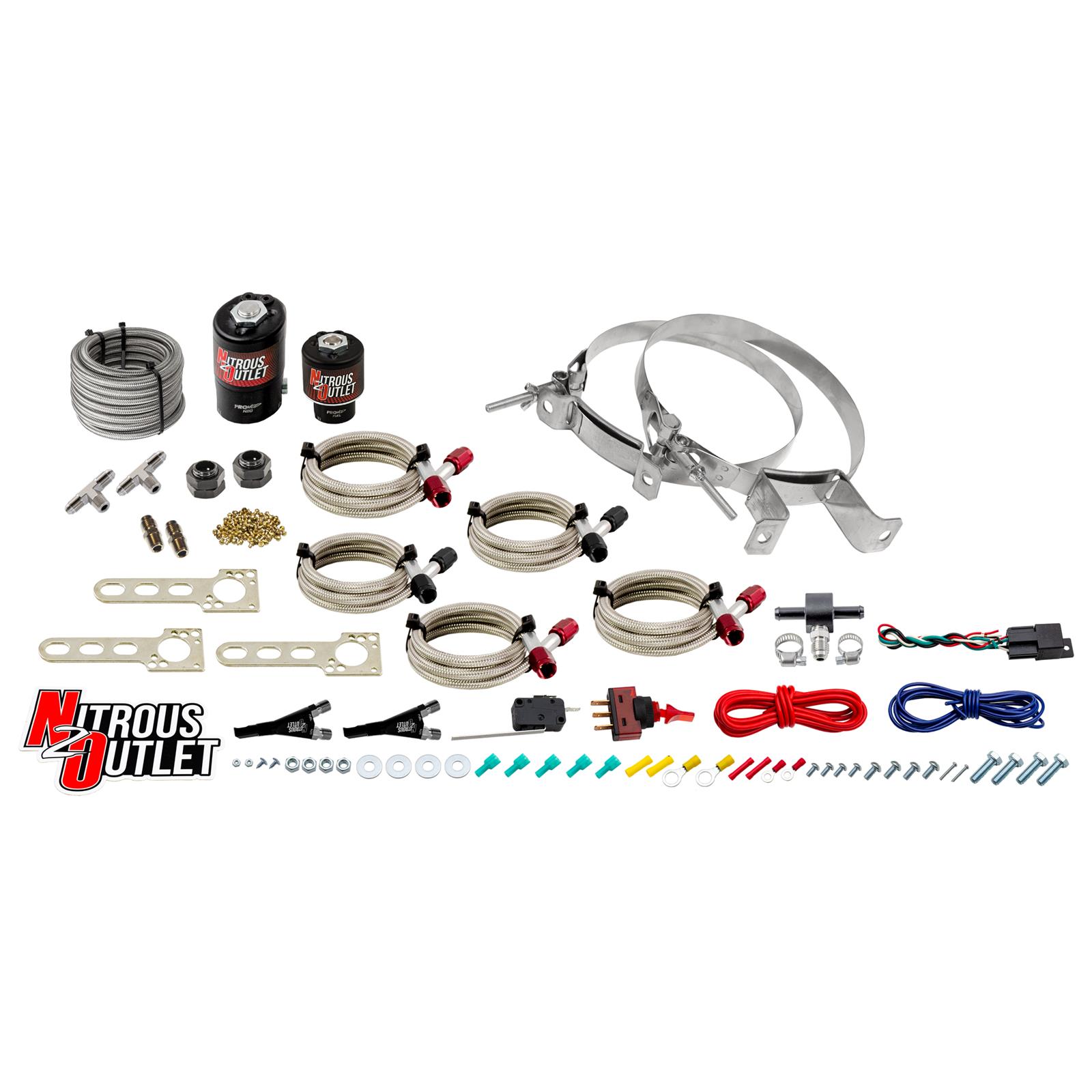 Nitrous Outlet EFI Dual Nozzle Systems 00-10032-00 Import System (No Bottle)