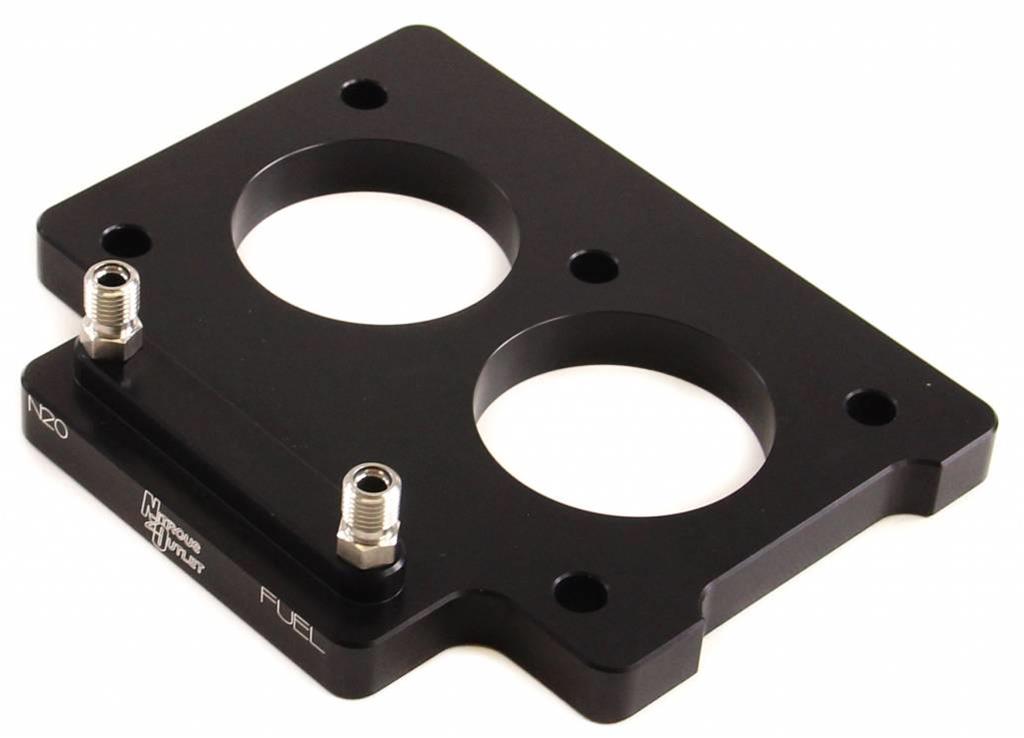 Nitrous Outlet Oxide Plate Systems 00-10100-15 Systems, EFI Plate, Wet Style, WOT Switch Activation, 15 lbs. Bottle, for Use On 52mm Throttle Body, Chevrolet, Pontiac, 5.7L LT, Kit