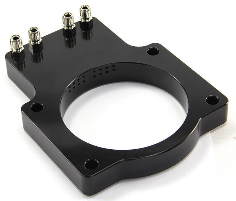 Nitrous Outlet Oxide Plate Systems 00-10109-15 Systems, EFI Plate, Wet Style, WOT Switch Activation, 15 lbs. Bottle, for 90mm LSX Intake, Cadillac, Chevy, Pontiac, Small Block LS, Kit