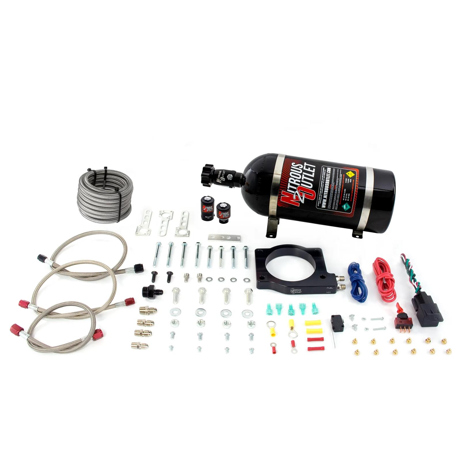 Nitrous Outlet Oxide Plate Systems 00-10125-10 90mm MagnaCharger Kit (10lb Bottle)