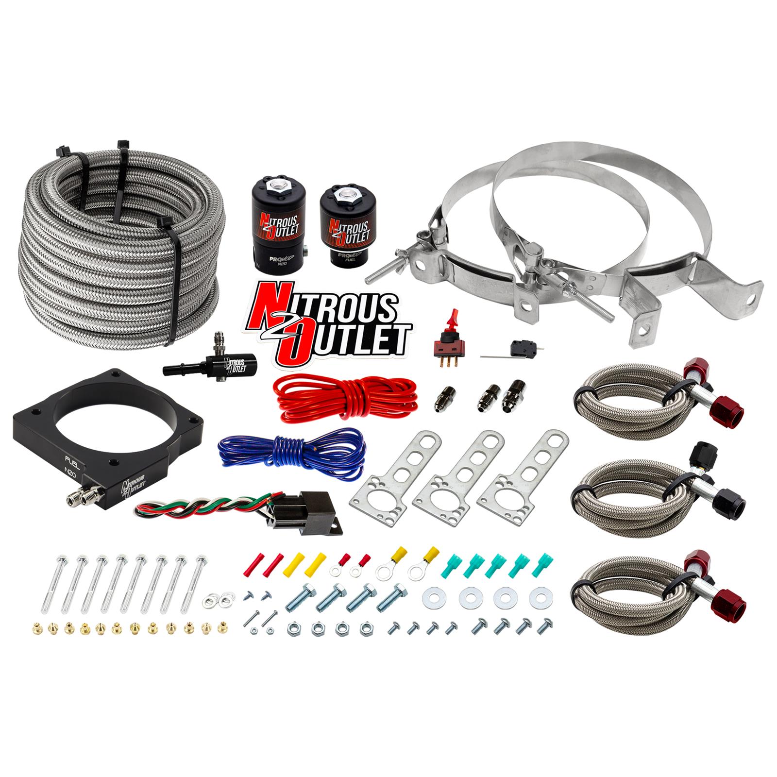 Nitrous Outlet Oxide Plate Systems 00-10131-00 85mm EFI 5.7 & 6.1 Hemi System (No Bottle)