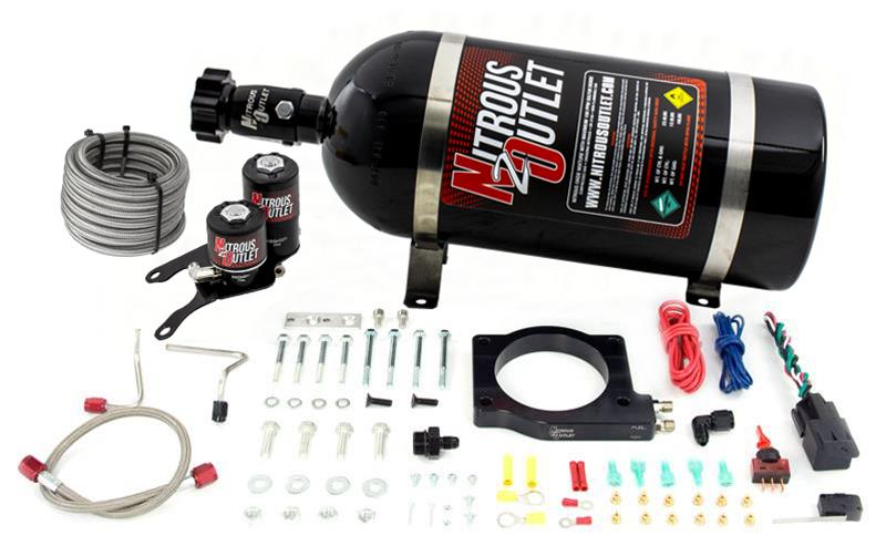 Nitrous Outlet Oxide Plate Systems 00-10148-10 2012 + Camaro ZL1 Hardline System (10lb Bottle)