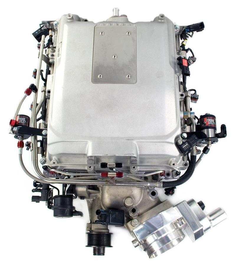 Nitrous Outlet Oxide Plate Systems 00-10171-15 CTSV LSA Blower system (15Lb Bottle) (55 PSI)(100-150-200-250-300HP)