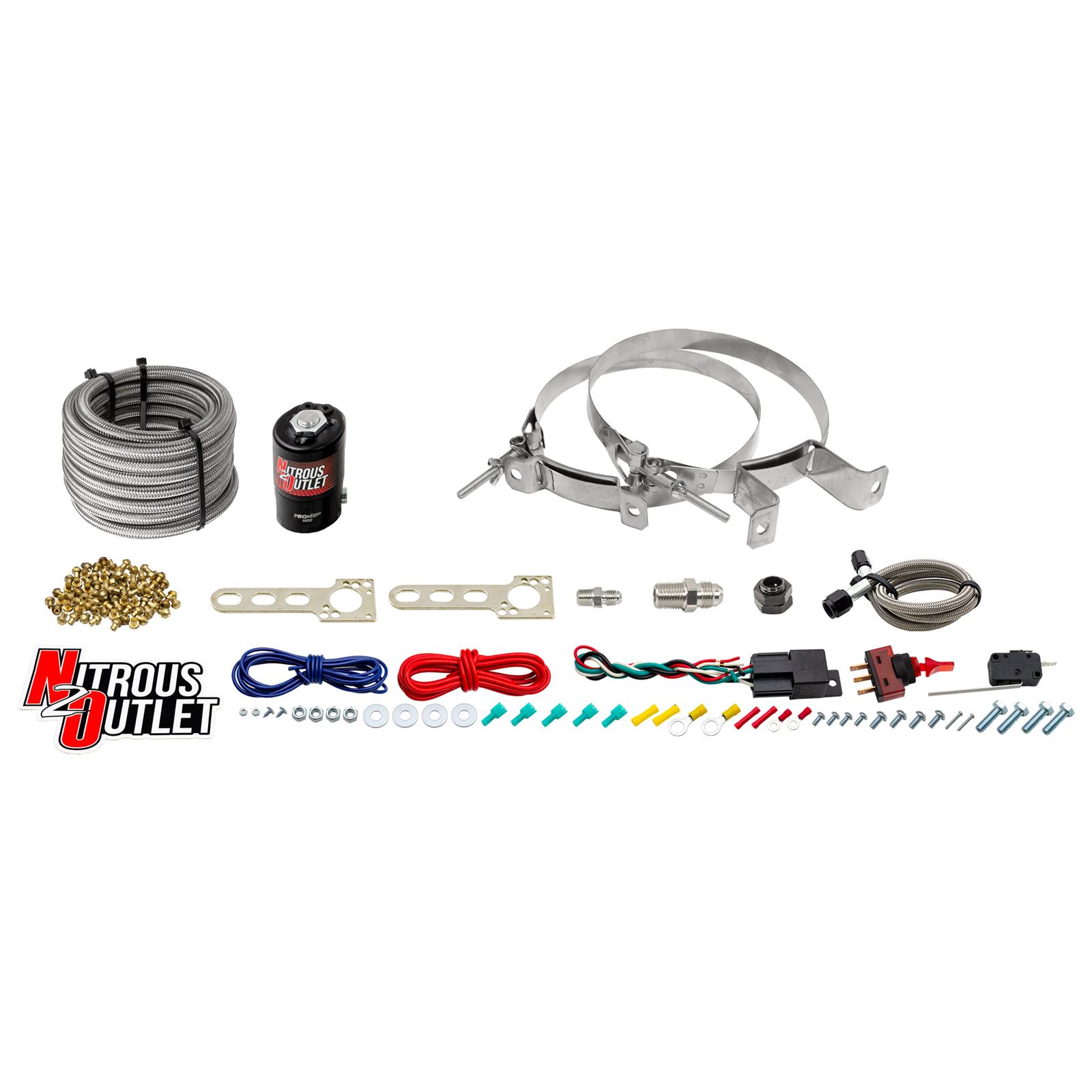 Nitrous Outlet 001020010 Nitrous Outlet Single Nozzle Dry Nitrous