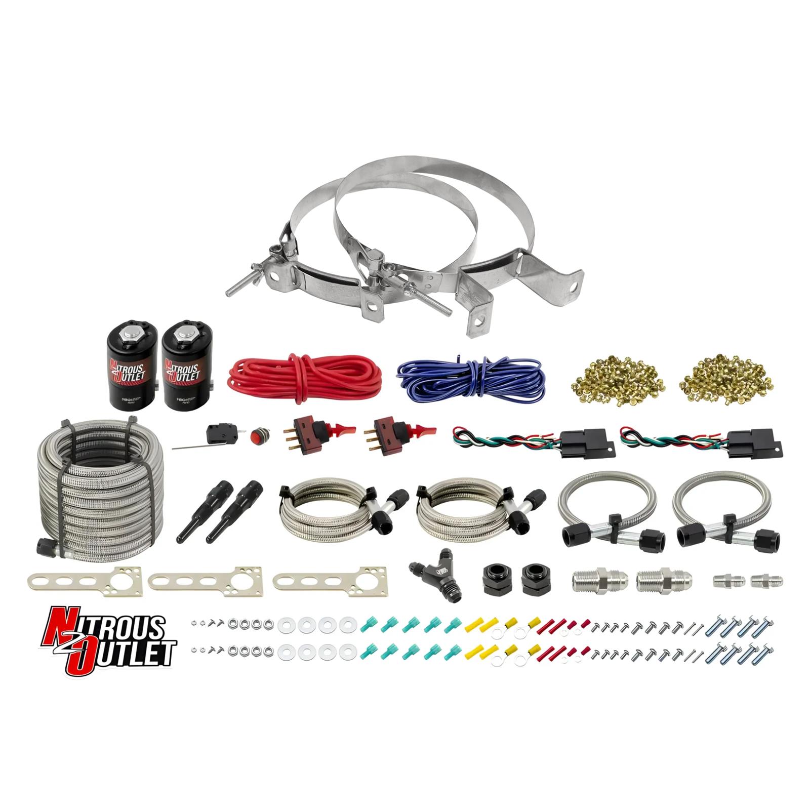 Nitrous Outlet 001020715 Nitrous Outlet Dual Nozzle Nitrous Systems