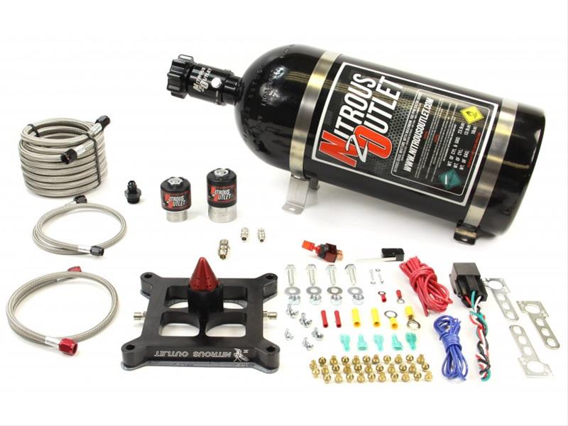 Nitrous Outlet 001060010 Nitrous Outlet Stinger Plate Nitrous Oxide Systems Summit Racing