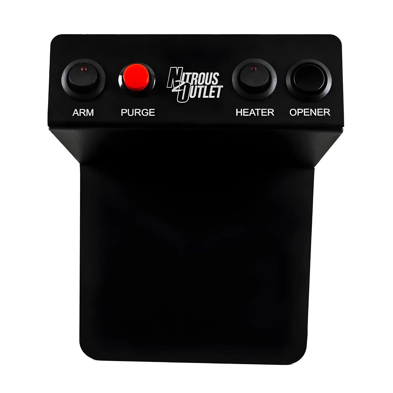 Nitrous Outlet Switch Panels 00-11026 Panel, Console Mount, Aluminum, Black, 4 Switches, Chevy, Each