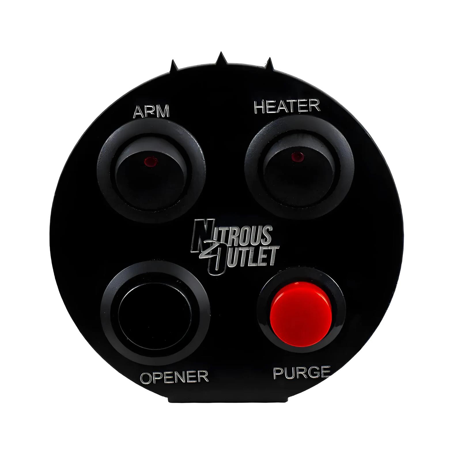 Nitrous Outlet Switch Panels 00-11029 Panel, Cup Holder Mount, Aluminum, Black, 4 Switches, Ford, Each
