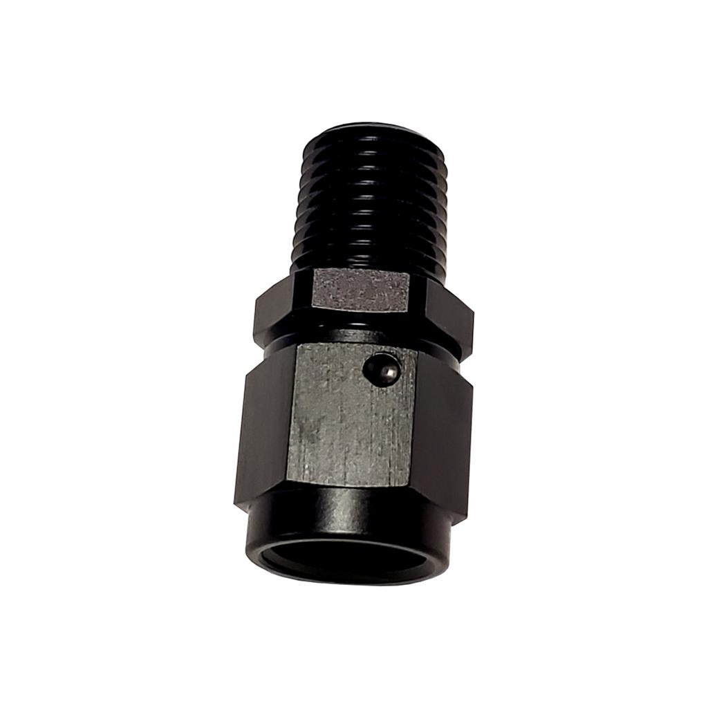 Nitrous Outlet Fittings and Adapters 00-12535 Universal Fittings, Straight Swivel Fitting 1/4" NPT x 6AN (Male/Female)